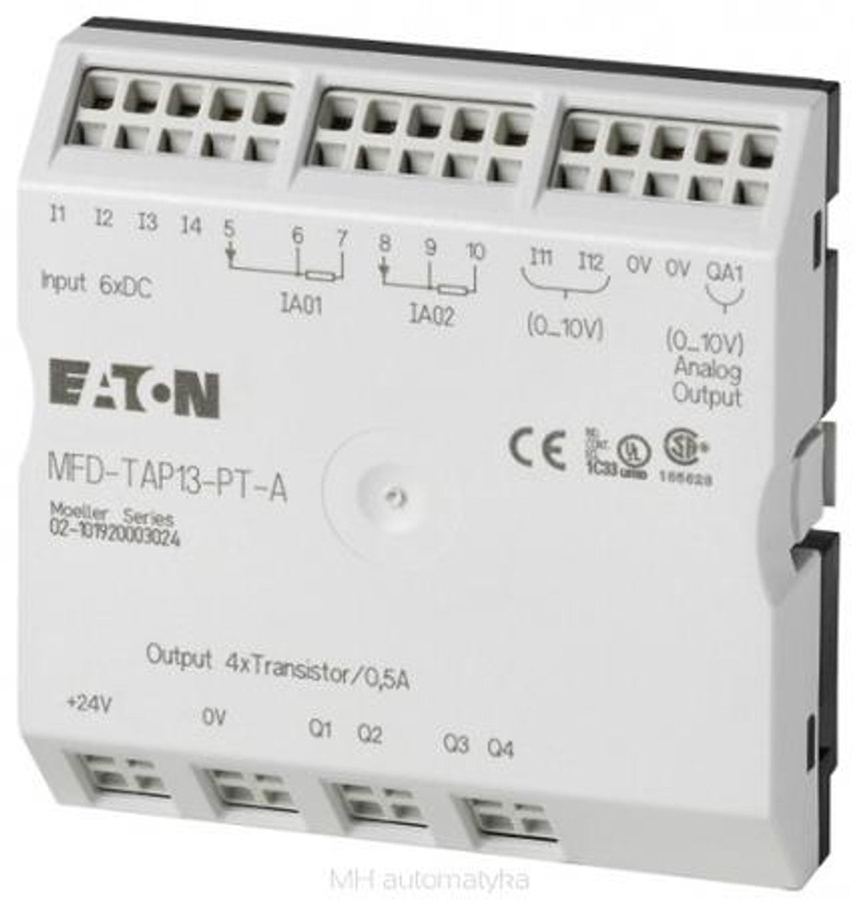 EATON MFD-TAP13-PT-A 106045 PLC ANALOG INPUT/OUTPUT MODULE