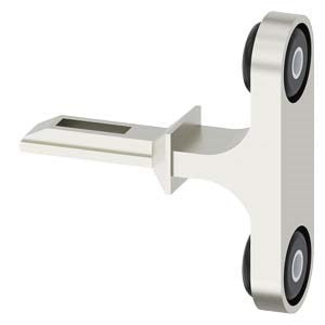 External cyclone door pin