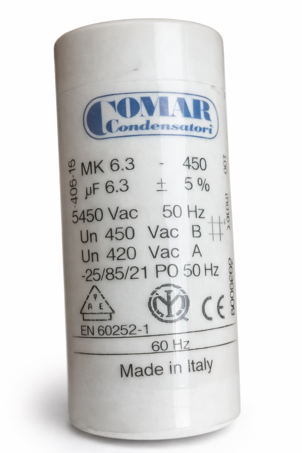 Drum motor capacitor - W1