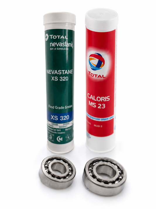 Set of bearings for the W15 machine