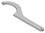 Hooked wrench key for the stirrer - W1A, W6A & W15A series