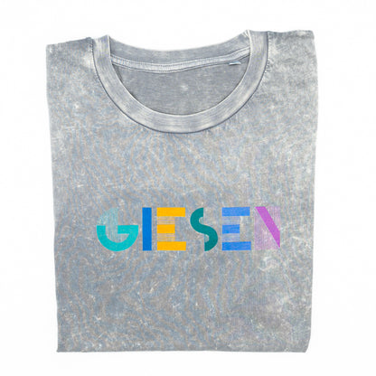 Giesen Design Collection shirt – Light grey with colored logo